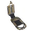 Folding Navigation Board 90 Rotating Mobile Phone Rack Outdoor Gear (Khaki)