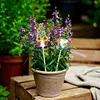 8PCS Diamond Painting Garden Stakes Decor for Garden Decor (Dwarf Elf)