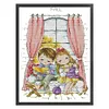 4 Season Window-Autumn-14CT Stamped Cross Stitch Kit(27x36cm)
