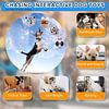Dog Toys Ball, Indoor/Outdoor Interactive Dog Squeaky Balls for Tug of War, Puppy Birthday Gifts, Durable Plush Dog Toy for Small, Medium and Large Dogs