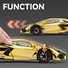 1:24 Simulated Sports Car Model Electroplated Alloy Model