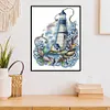 Blue Lighthouse - 14CT Counted Cross Stitch Kit(22*29cm)