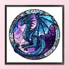 (Counted/Stamped) Pterosaur - 18CT Cross Stitch 20*20cm/7.87*7.87in