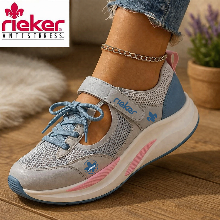 Rieker&reg; Női k&eacute;nyelmes tornacipő nyitott p&aacute;nttal &eacute;s stresszold&oacute; talppal