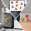 12PCS DIY Diamond Art Refrigerator Sticker Kits for Home Decor (Fruit)