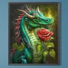 >SALE<5D DIY Full Round Drill Partial AB Diamond Painting Art Dragon Kit 45*55CM