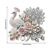 (US Local)Acrylic Special Shape Peacock 5D DIY Diamond Painting Dots Pendant for Window