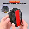 Solar-Power Car Roof Light with RC Punch-Free Universal Signal Mouse Lamp RGB Solar Powered Strobe Pilot Light for Pickup Trucks SUV Motorcycles