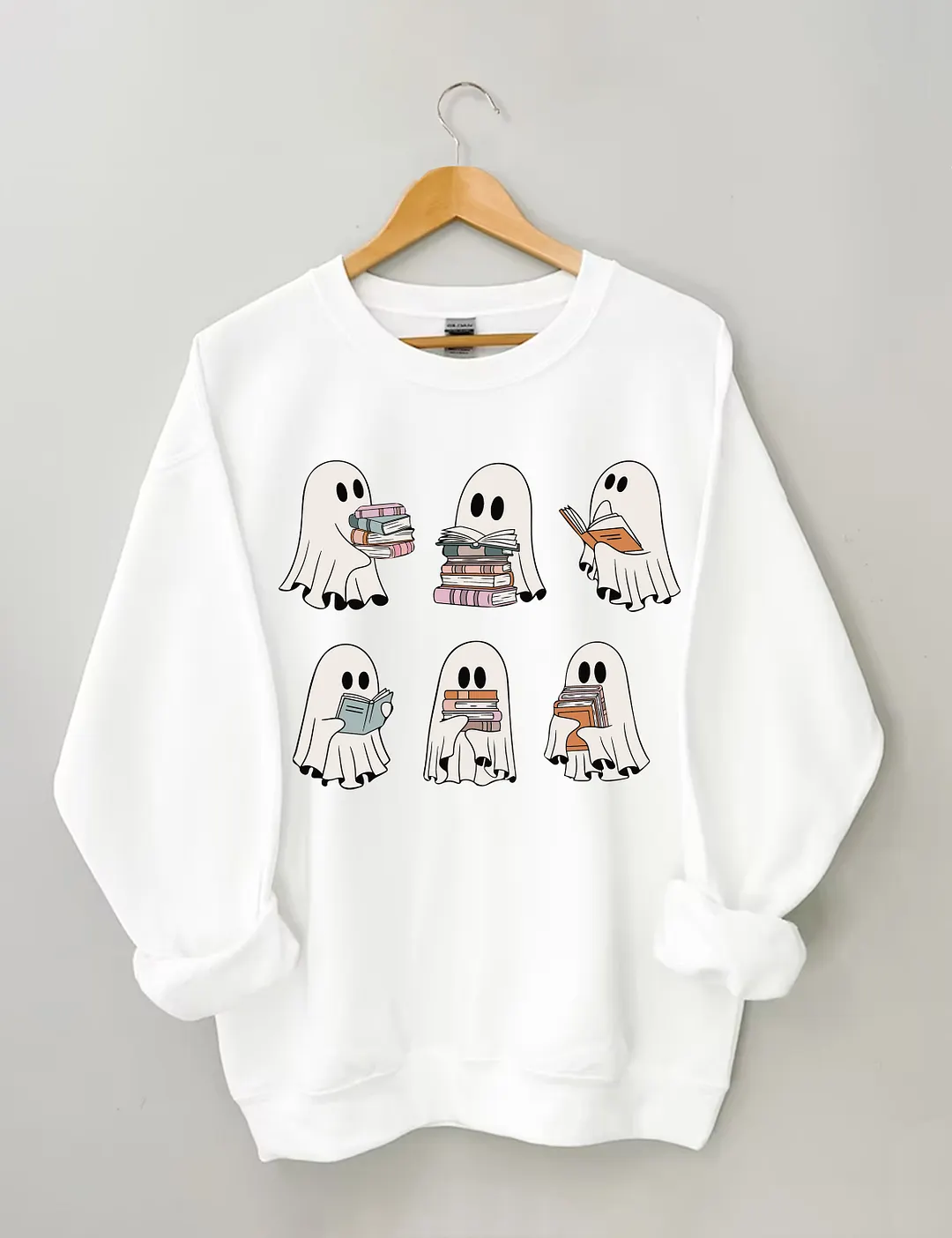 Ghost Reading Sweatshirt