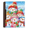 Wooden Christmas Theme Diamond Jewelry Case Mosaic Craft Set for Rings Bracelets