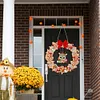 DIY Special Shaped Crystal Painting Wreath with LED Light Kit (Xmas Elk)