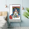Christmas Socks - 11CT Stamped 3 Strands Cross Stitch 40*50cm/15.75*19.69in