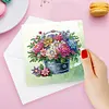 6Pcs DIY Flower Tube-Diamond Painting Greeting Card