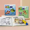 Livre de coloriage magique &agrave; l'eau imperm&eacute;able et r&eacute;utilisable pour les tout-petits