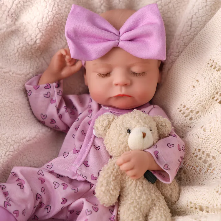 Babeside Noah 12 "Realistisches Silikon Schlafen Baby Kleines Kleinkind M&auml;dchen Bestes Geschenk f&uuml;r Kinder