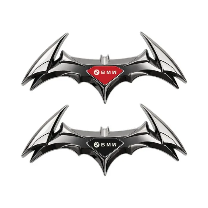Car Bat Personalized Metal Car Sticker