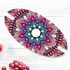 >SALE<Acrylic Special Shaped Mandala Art Diamond Art Wine Glass Organizer for Bar