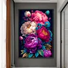 (Multi Style)Peony-Full Embroidery 3 Strands 11CT Stamped Cross Stitch-40*60CM-Large Size
