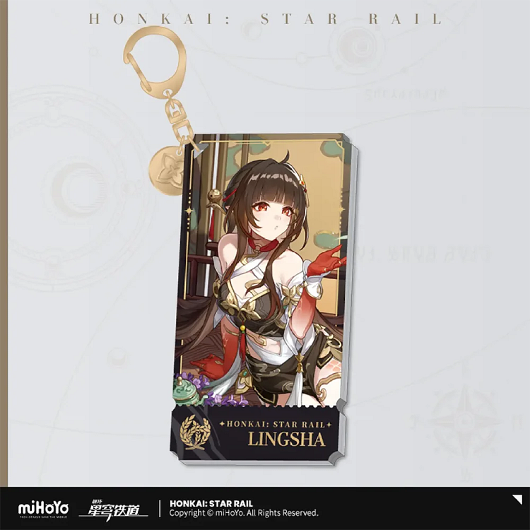 Honkai: Star Rail The Abundance Character Acrylic Keychain [Original Honkai Star Rail Official Merchandise]