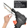 Soldering Gun Kit 60W Automatic Feed Hand-Held Soldering Iron (EU Black)