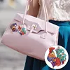 7pcs Double Side Diamond Painting Special-shaped Drill Rooster Keychain Kits
