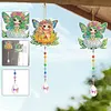 2Pcs 5D DIY Diamond Painting Sun Catcher Crystal Painting Ornaments (Fairy)