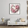 (Counted/Stamped) Flowers Heart-11CT Cross Stitch 40*40cm/15.75*15.75in