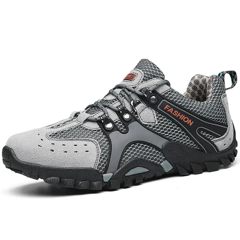Men Hiking Shoes High Quality Sneakers Spring Autumn New Fishing Trekking Mountain Climbing Athletic Men Outdoor Sport Shoes