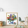 Flower- 9CT Partial Beaded Cross Stitch Kit(38x52cm)
