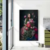 Flower Girl-Paint by Numbers Acrylic Painting 40*60cm