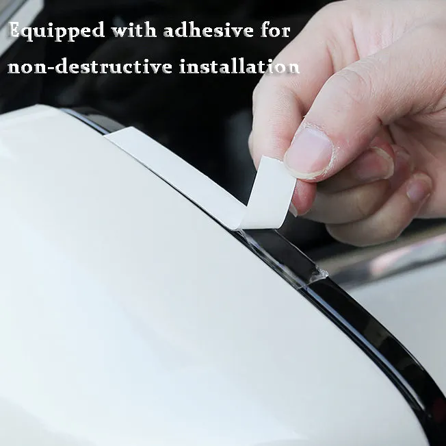Car Reversing Mirror Rain Shield Reflective Rain Shield With Car Logo
