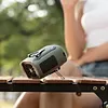 Portable Waist Fan Rechargeable Hands-Free Hanging Neck Fan 100 Speeds 13000RPM with Light for Travel Camping Outdoor Jobsite Sports Golf