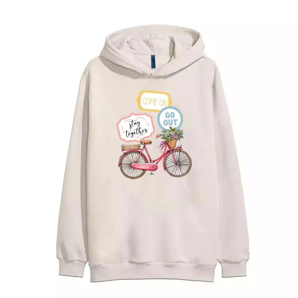 Pretty Girl&Car Iron On Transfer For T-shirt DIY Washable Thermal Sticker Fashion Design Patches On Clothes Appliqued Decoration