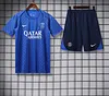 2025/2026 Psg Paris Pre-Match Training Blue Shirt+Shorts 1:1 Thai Quality