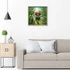 Dog - Full Round Diamond Painting  30x30cm
