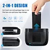 Car trash can Car trash can door storage box built-in garbage bag