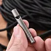 Outdoor Titanium Emergency Whistle EDC Whistle Necklace Pet Training Whistles