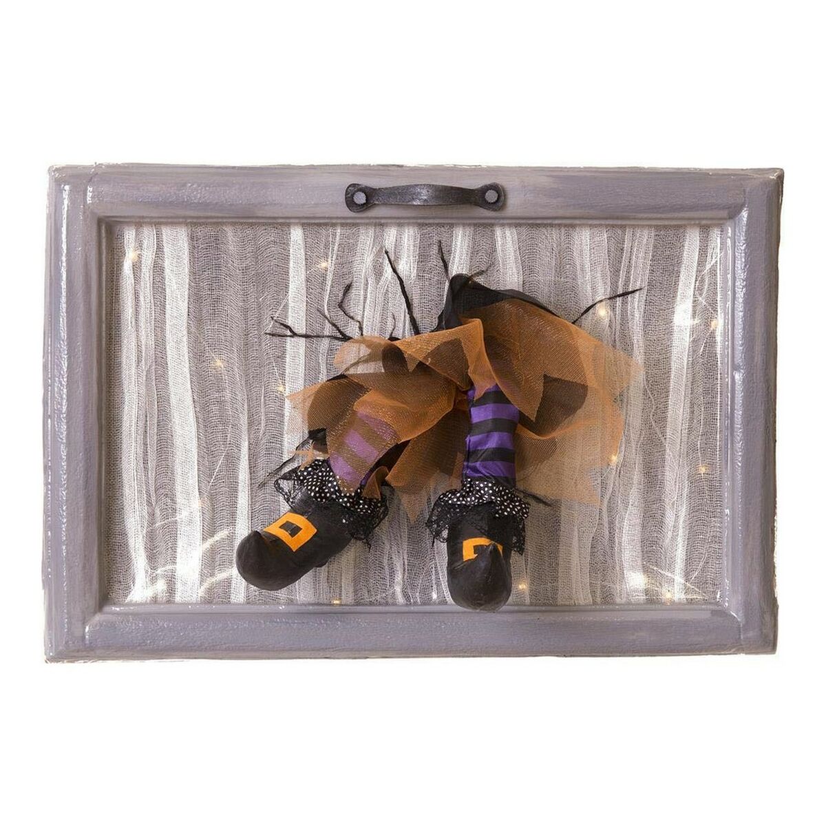 Halloween Decorations My Other Me Light Witch Frame