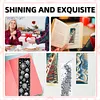 (US Local)8Pcs Christmas Themed DIY Diamond Painting Bookmark for Reading Enthusiasts