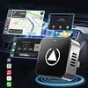 2 in 1 Wireless CarPlay Android Auto Adapter Plug & Play for Factory Wired Cars