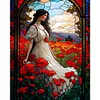 Beauty Glass Painting-Paint by Numbers Acrylic Painting 40*50CM