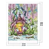 Spring Lantern-14CT Stamped 2 Strands Cross Stitch 21*30cm/8.27*11.81in(Brand)