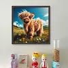 Highland Cow-11CT Stamped Cross Stitch 40*40cm