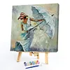 Girl-Paint by Numbers Acrylic Painting 20*20cm(HOT)