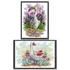 【Limited Stock Sale】(2pcs) Gooses-14CT Stamped Cross Stitch 30*21cm(Bundle Sale)