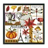 Autumn-14CT Stamped Cross Stitch Kit(26x27cm)