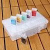 64 Slots Bottles Diamond Painting Storage Box Plastic Rhinestone Holder DIY Diamond Art Accessories