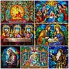(Multi-Style) Religion Jesus Buddha - 11CT Stamped Cross Stitch 40*40cm/60*40cm