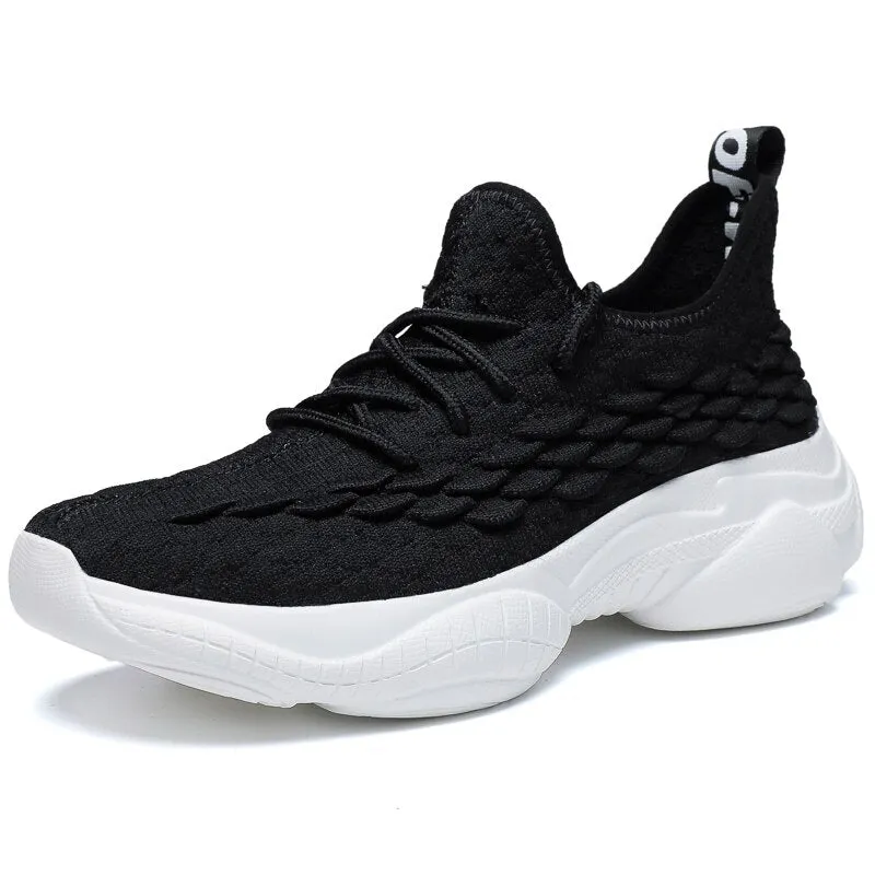 Woman Running Shoes Increasing 3.5CM High Heel Outdoors Breathable Mesh Sneakers Women Height Platform Breathable Sports Girl