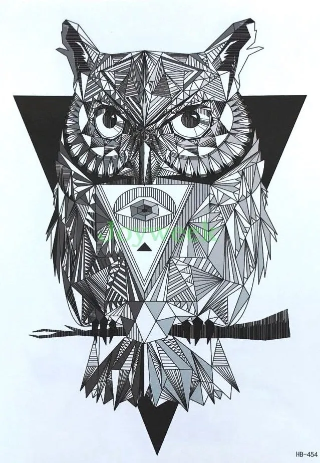 Waterproof Temporary Tattoo Sticker Eagle Wings Fake Tatto Flash Tatoo Back Leg Arm chest belly Large Size for Women girl Men